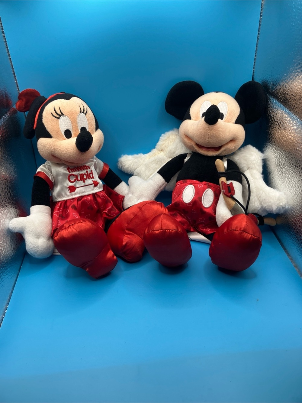 im with cupid minnie & mickey mouse plush set Disney Parks